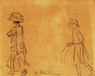 Woman and Girl by William James Glackens